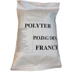 Polyter Hydro-rétenteur enrichi en engrais et en oligo-éléments pour permettre d'absorber l'eau de 160 à 500 fois son poids.