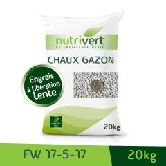 NUTRIVERT CHAUX GAZON 20KG