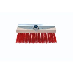 BALAI CANTONNIER ROUGE 32CM + GRATTOIR 