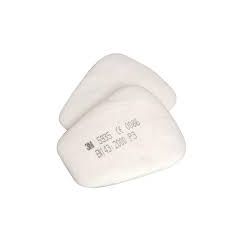 Filtre à poussière pour montage sur filtre à gaz compatible avec le masque intégral 3M 6800S.