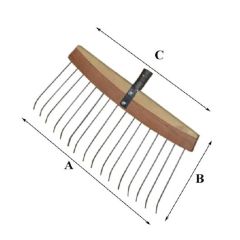 RATEAU FEUILLE 16D SM 577055