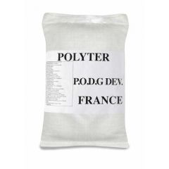 Polyter Hydro-rétenteur enrichi en engrais et en oligo-éléments pour permettre d'absorber l'eau de 160 à 500 fois son poids.