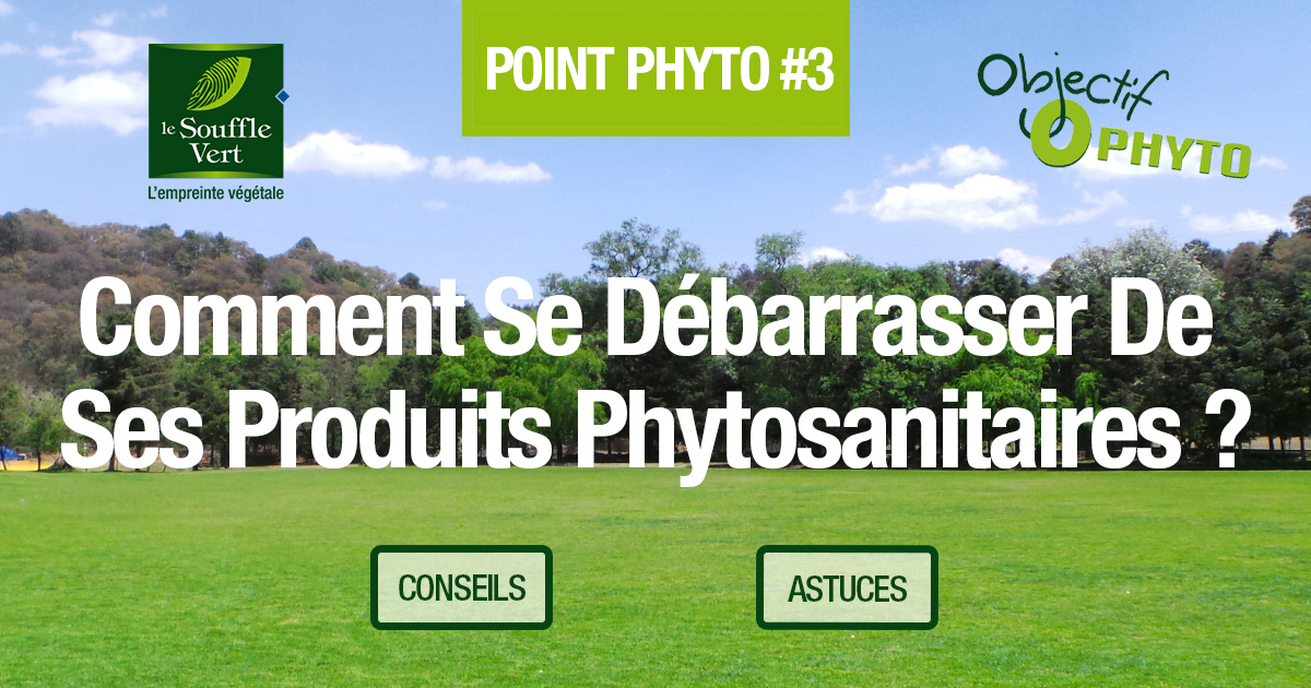 Point Phyto 3 : Comment se débarrasser de ses produits phytosanitaires ?